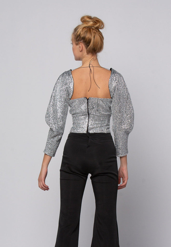 Silver Lurex Top - NARRO