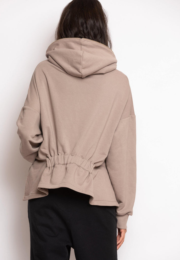 Versatile Cropped Zipped Hoodie - NARRO