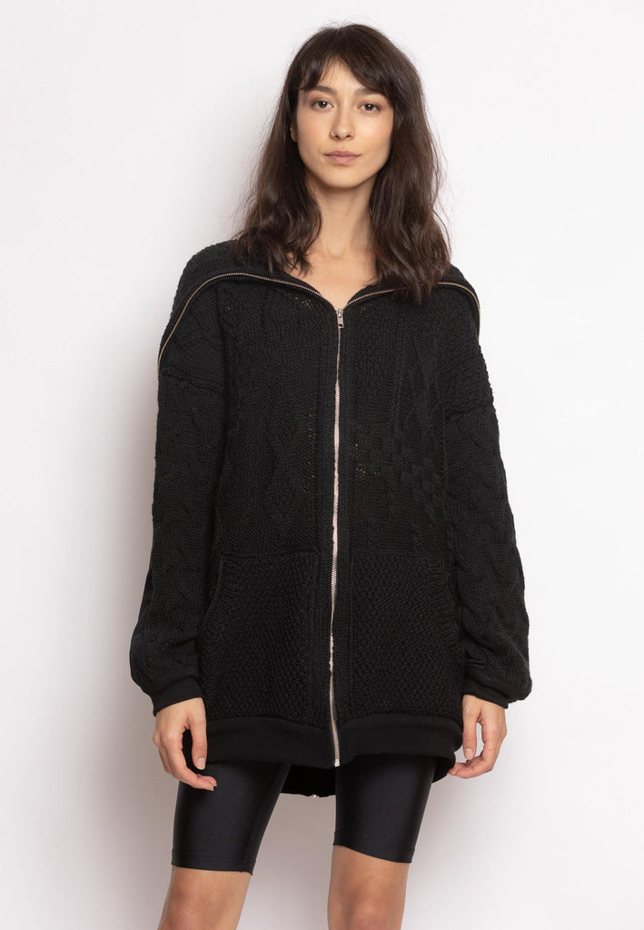 Wool Knitted Hoodie - NARRO