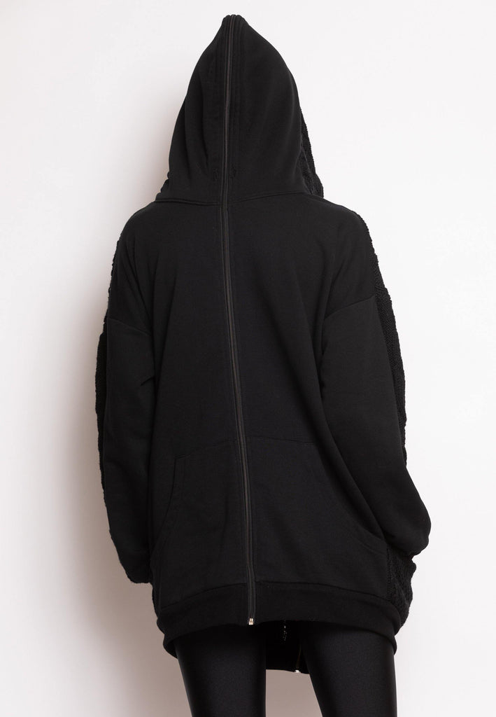 Wool Knitted Hoodie - NARRO