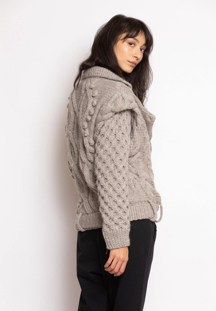 Wool Biker Jacket - NARRO