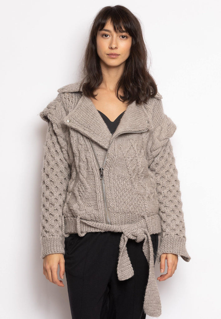 Wool Biker Jacket - NARRO