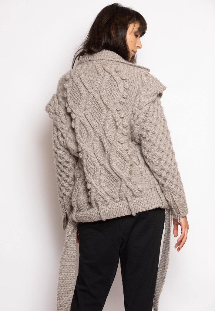 Wool Biker Jacket - NARRO