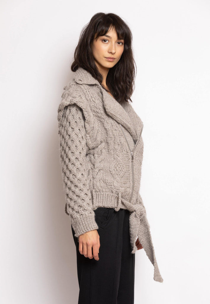 Wool Biker Jacket - NARRO