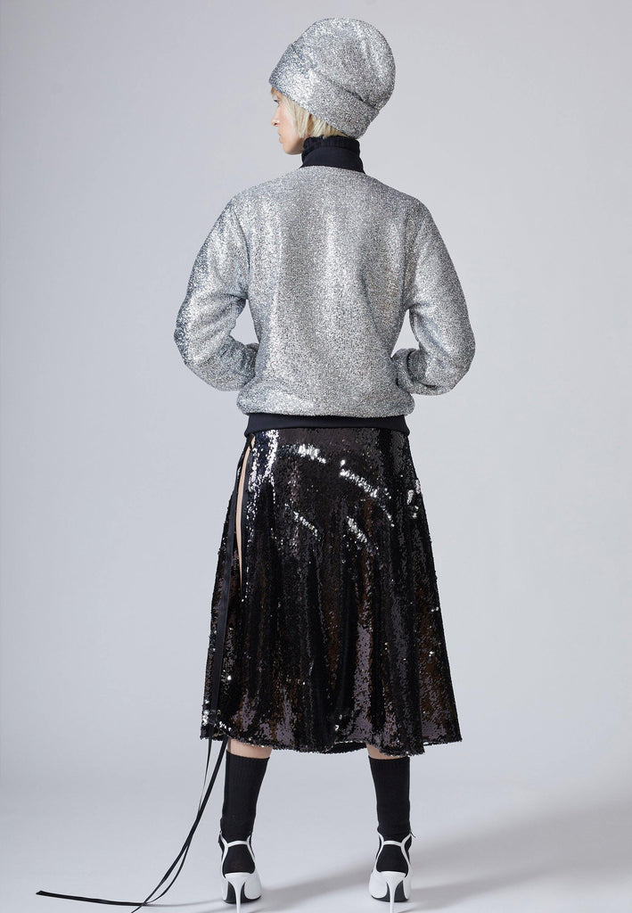 Sparkly Lurex Bomber Jacket - NARRO