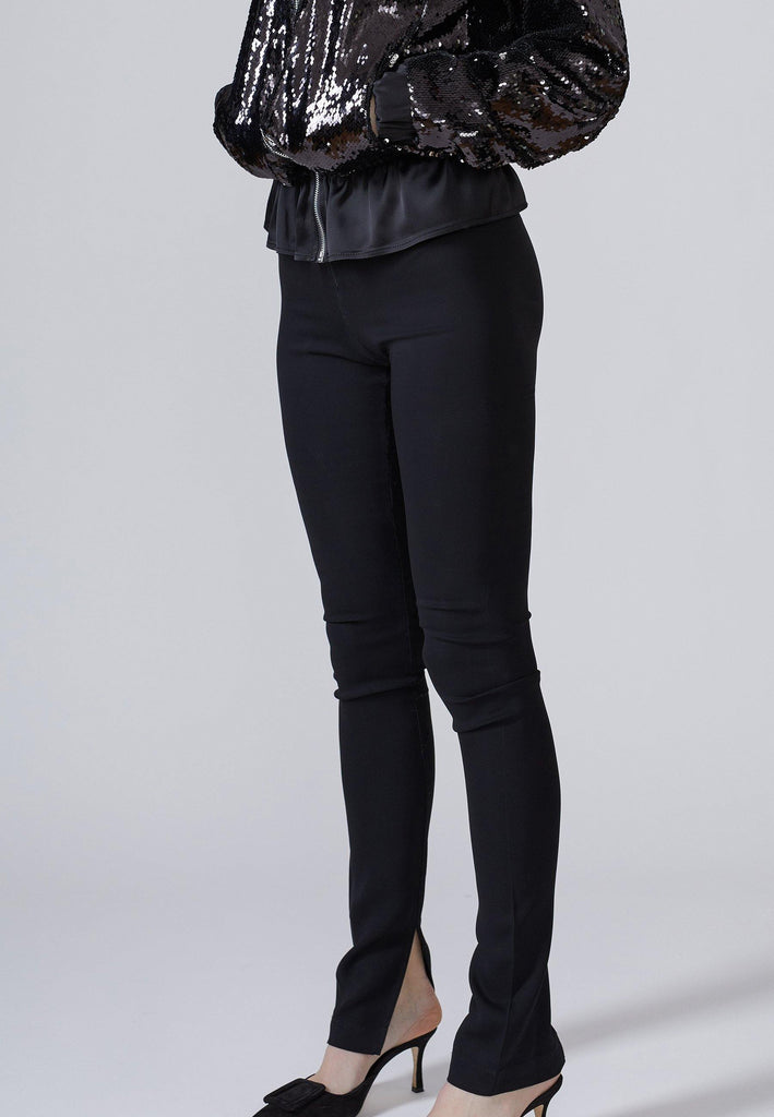 Slim-Leg Split-Cuff Pants - NARRO