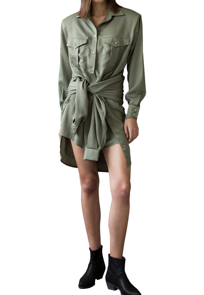 Deconstructed Shirt Dress - NARRO