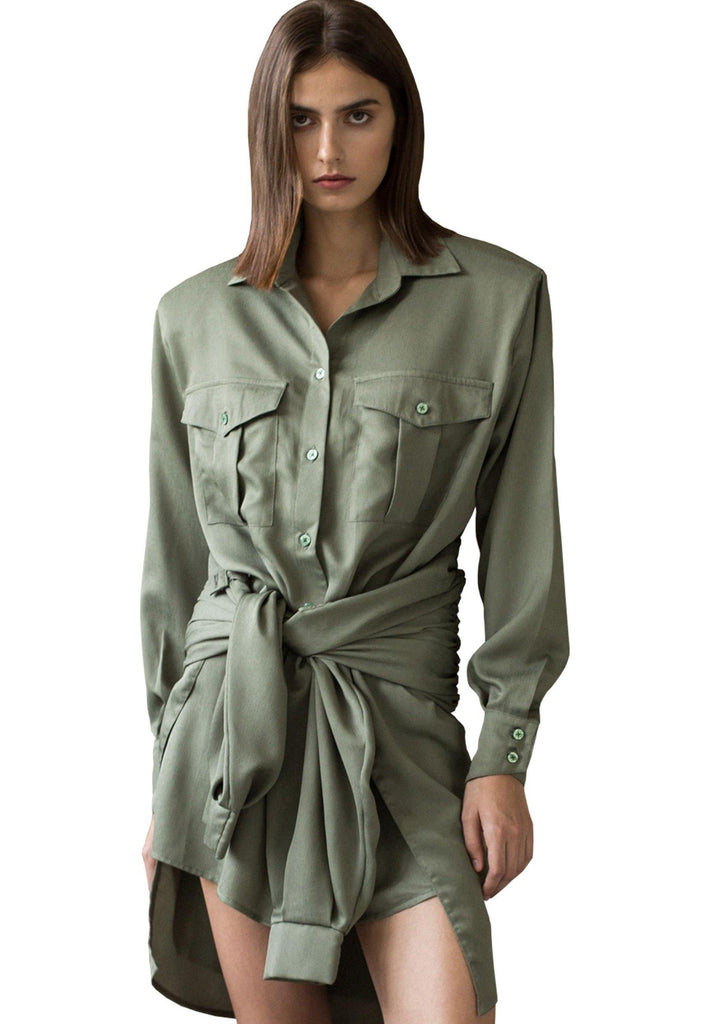 Deconstructed Shirt Dress - NARRO