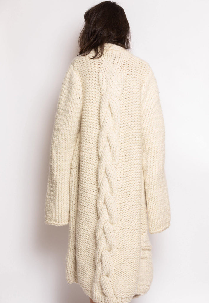 Oversized Wool Cardigan - NARRO