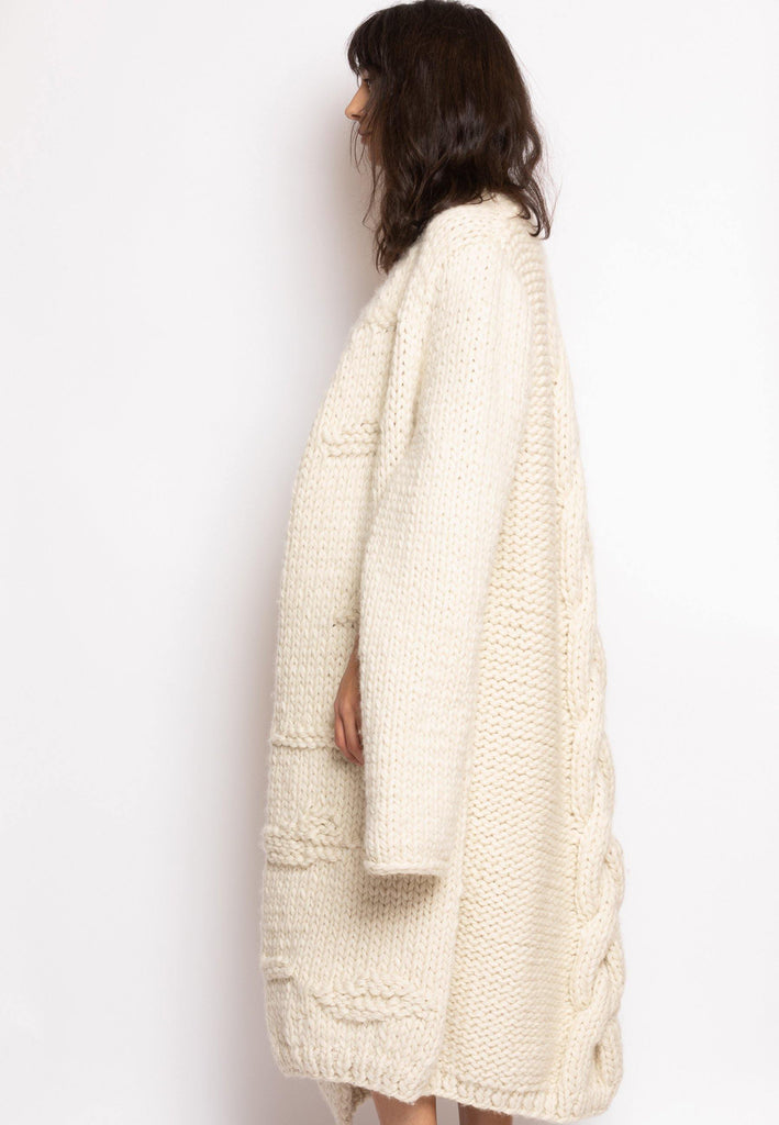 Oversized Wool Cardigan - NARRO