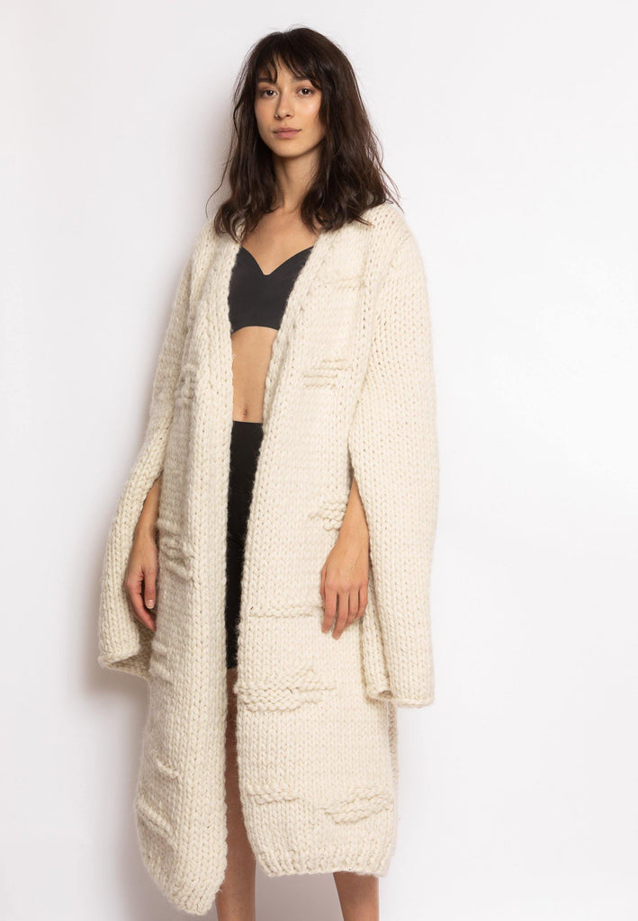 Oversized Wool Cardigan - NARRO